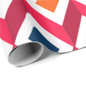 3D Kubusroze Cadeaupapier (Rol Hoek)