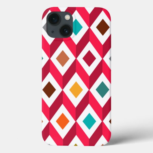 3D Kubusroze Case-Mate iPhone Case (Achterkant)