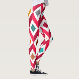 3D Kubusroze Leggings
