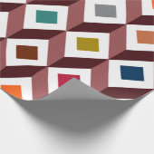 3D-kubussen Cadeaupapier (Hoek)