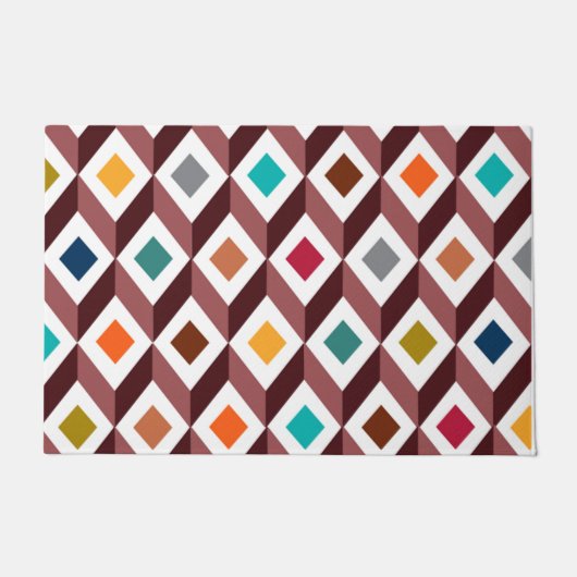 3D-kubussen Deurmat (Voorkant)