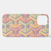 3D kubussen, optische illusie patroon. Case-Mate iPhone Case (Achterkant (horizontaal))