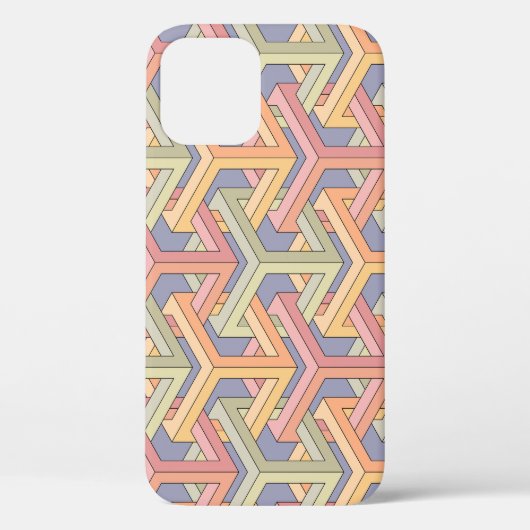 3D kubussen, optische illusie patroon. Case-Mate iPhone Case (Achterkant)