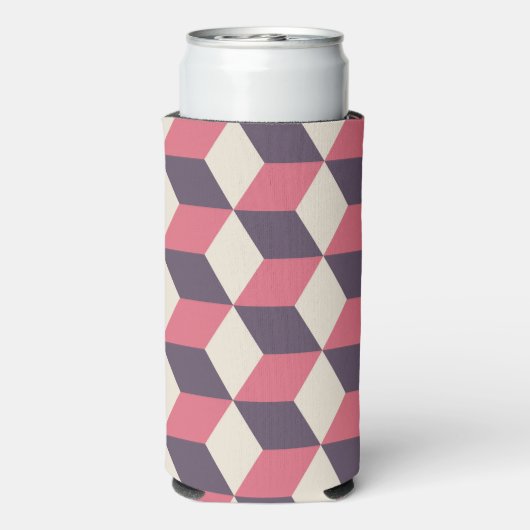 3D kubussen patroon Seltzer Blikjeskoeler (Seltzer Achterkant)