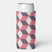 3D kubussen patroon Seltzer Blikjeskoeler (Seltzer Voorkant)