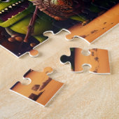 3D Kunst Fantasie Schattig Grappig Groene Monsters Legpuzzel (Zijkant)