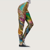 3D-kunstontwerp Leggings (Rechts)