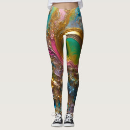 3D-kunstontwerp Leggings