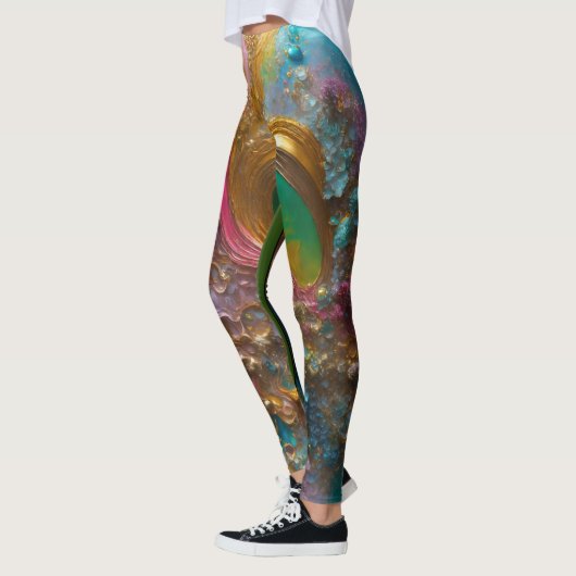 3D-kunstontwerp Leggings (Links)