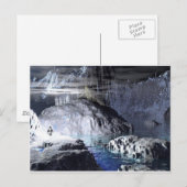 3d kunstpinguïn fantasy briefkaart (Voorkant / Achterkant)