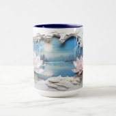 3D Landscape Mok Wrap Sublimatie mok (Midden)