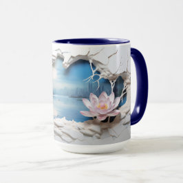 3D Landscape Mok Wrap Sublimatie mok