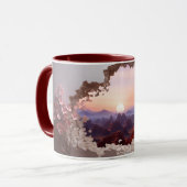 3D Landscape Mok Wrap Sublimatie mok (Voorkant links)