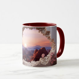 3D Landscape Mok Wrap Sublimatie mok