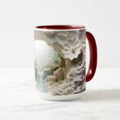 3D Landscape Mok Wrap Sublimatie mok (Voorkant rechts)