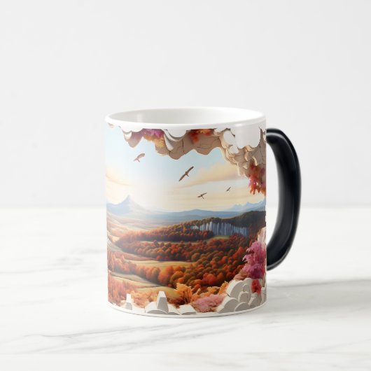 3D-landschap Magische Mok (Voorkant rechts)