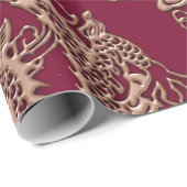 3D Ledertextiel voor metalen Cadeaupapier (Rol Hoek)