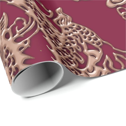 3D Ledertextiel voor metalen Cadeaupapier (Rol Hoek)