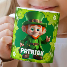 3D Leprechaun St. Patrick's Day Gepersonaliseerde 