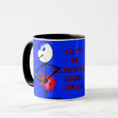 3D LET'S GO ELECTRONIC Mok (Voorkant links)