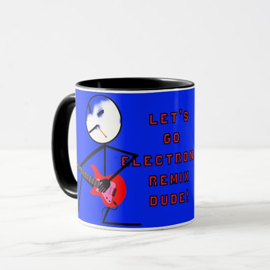 3D LET'S GO ELECTRONIC Mok (Voorkant links)