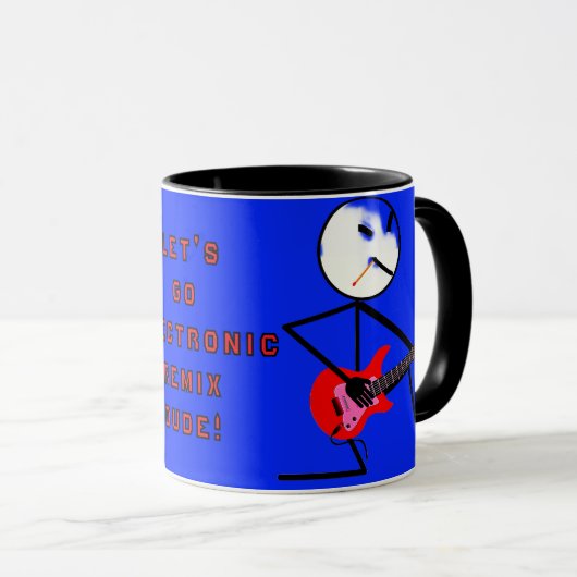 3D LET'S GO ELECTRONIC Mok (Voorkant rechts)