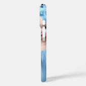 3d lichtblauw winterfeest in het bos Case-Mate iPhone case (Achterkant / Links)