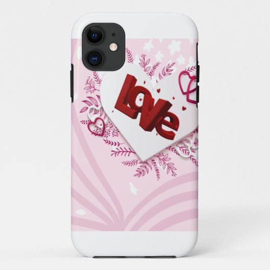 3D-liefde Case-Mate iPhone Case (Achterkant)
