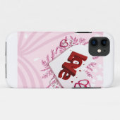 3D-liefde Case-Mate iPhone Case (Achterkant (horizontaal))