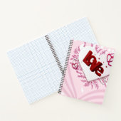 3D-liefde Notitieboek (Binnen)