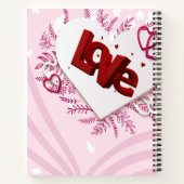 3D-liefde Notitieboek (Achterkant)