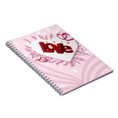 3D-liefde Notitieboek (Rechterzijde)