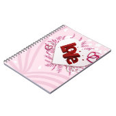 3D-liefde Notitieboek (Linkerzijde)