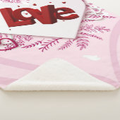 3D-liefde Sherpa Deken (3/4)
