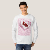 3D-liefde T-shirt (Voorkant volledig)