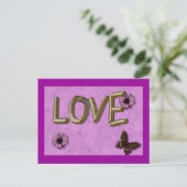 3D-liefde voor goud Briefkaart (Staand voorkant)