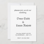 3D Liefdesboom Trouwkaart Kaart (Achterkant)