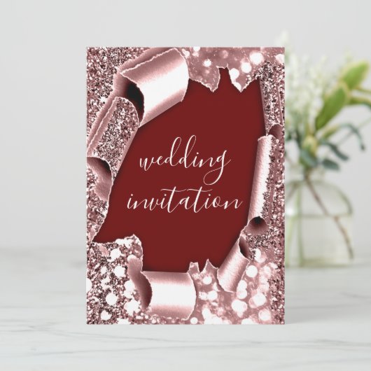 3D-Lijst Roos Bourgogne Kaart (Staand voorkant)