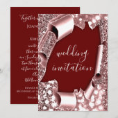 3D-Lijst Roos Bourgogne Kaart (Voorkant / Achterkant)