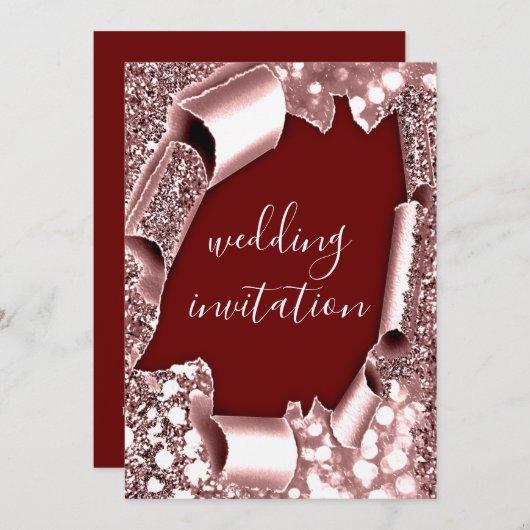 3D-Lijst Roos Bourgogne Kaart (Voorkant / Achterkant)