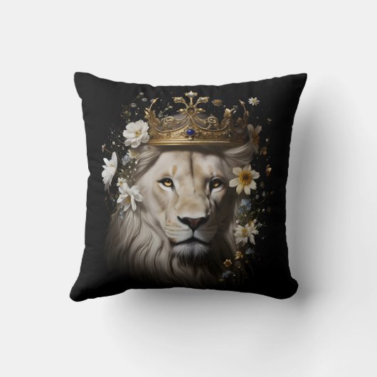 3D lion pillow Kussen (Achterkant)