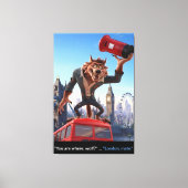 3D Londen Film Thema Canvas Afdruk (Voorkant)