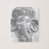 3d Lord Ganesha - Om Legpuzzel (Verticaal)