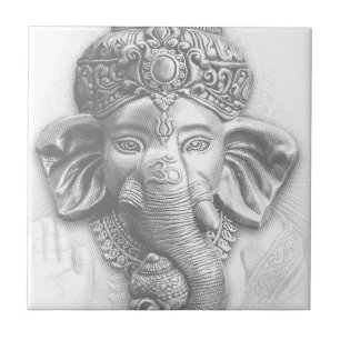 3d Lord Ganesha - Om Tegeltje