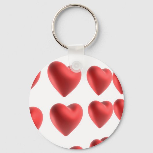 3D Love Heart Design Sleutelhanger (Voorkant)