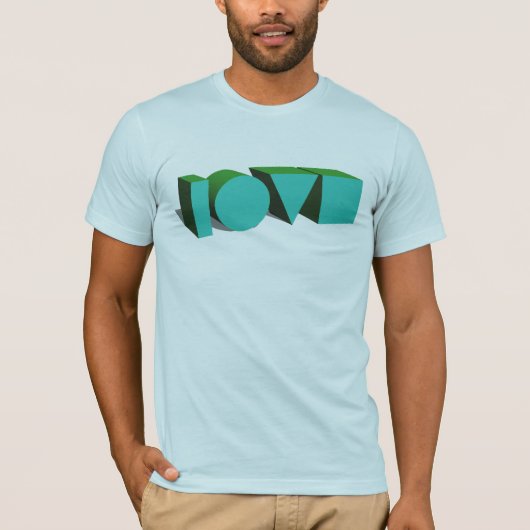 3D Love T-Shirt (Voorkant)