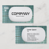 3d Lozenge - Glass Wall Visitekaartje (Voorkant / Achterkant)