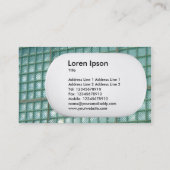 3D Lozenge - Glazen Wand 02 Visitekaartje (Achterkant)