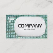 3D Lozenge - Glazen Wand 02 Visitekaartje (Voorkant)