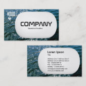 3D Lozenge - Mousserend water 01 Visitekaartje (Voorkant / Achterkant)